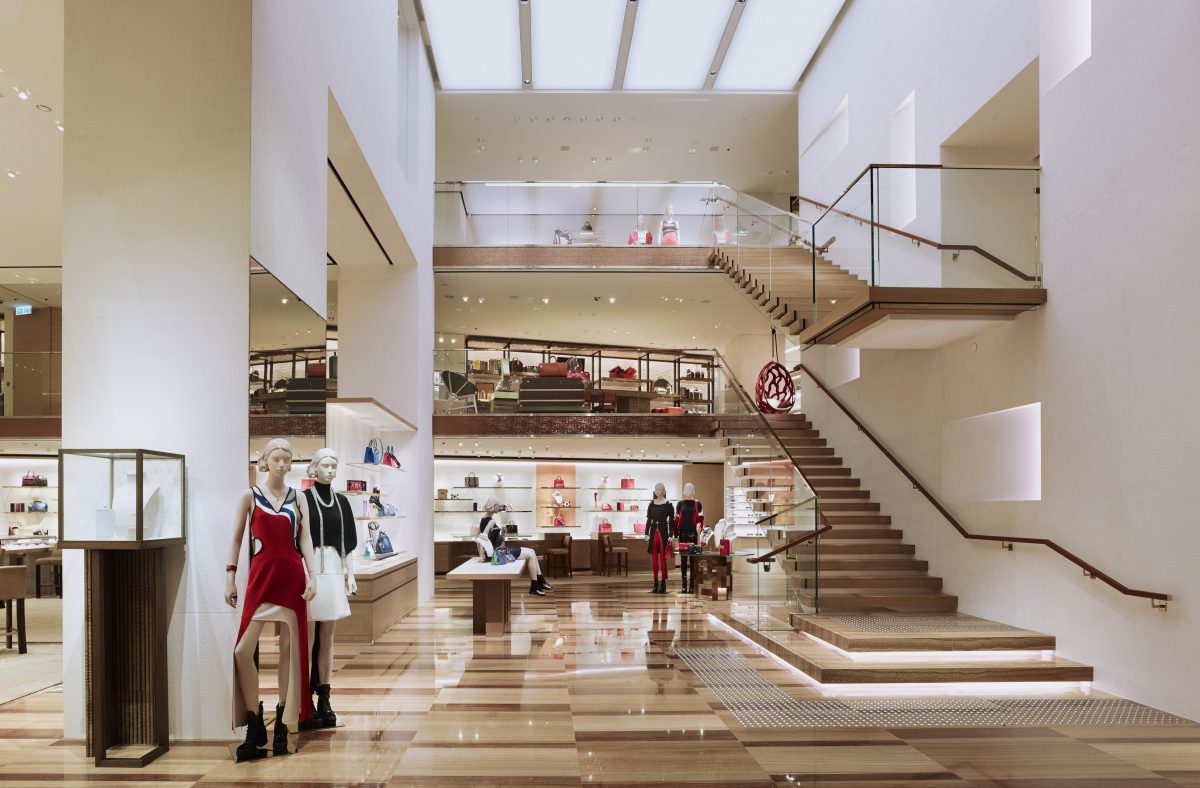 Louis Vuitton, Fendi stores in upscale Hong Kong mall Times Square