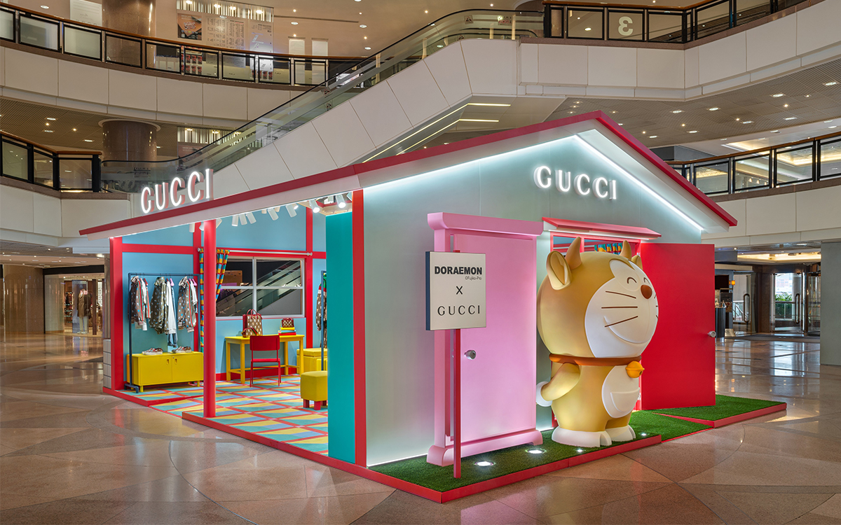 pop up store gucci