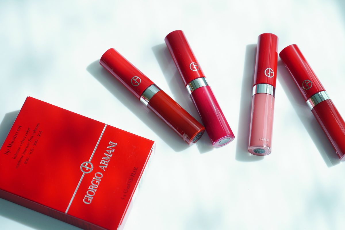 giorgio armani lipstick gift set