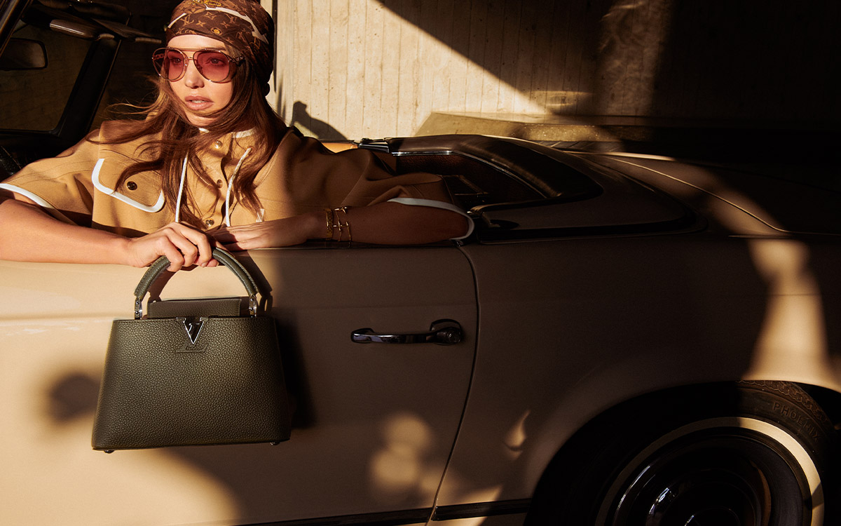 Louis Vuitton 'Capucines bag' Summer 2022 Ad Campaign