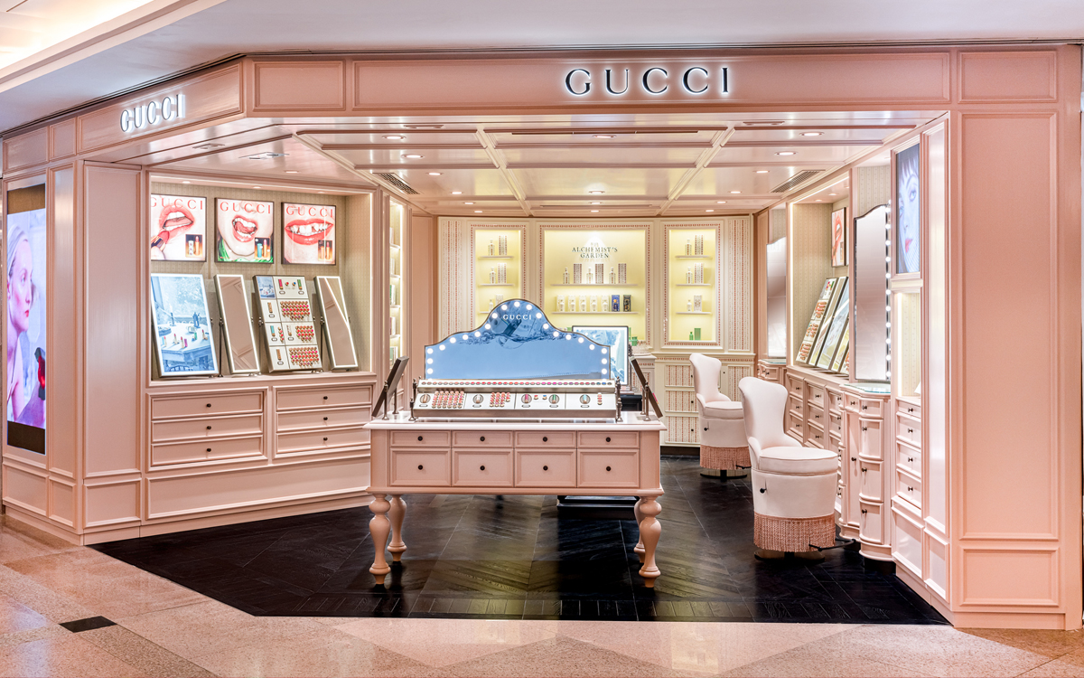 First GUCCI BEAUTY Boutique at Harbour City